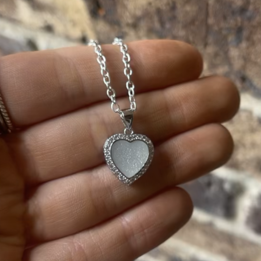 Heart Halo Keepsake Necklace