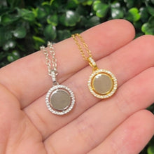 Load image into Gallery viewer, Round Halo Necklace
