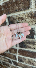 Load and play video in Gallery viewer, Birthstone Footprint Necklace
