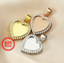 Load image into Gallery viewer, Heart Halo Keepsake Necklace
